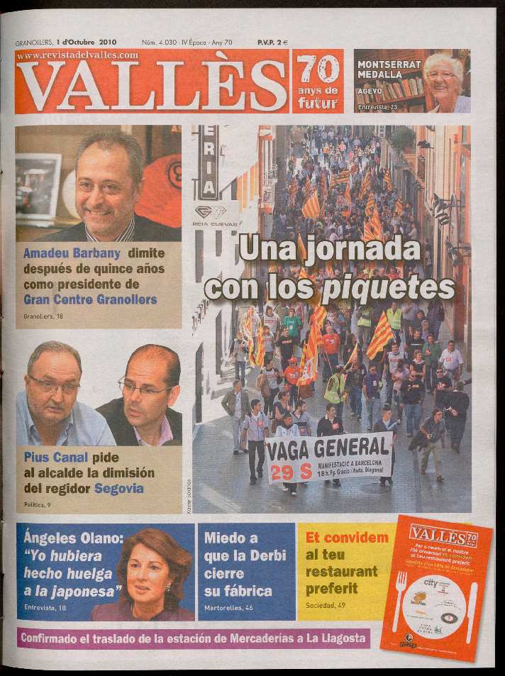 Revista del Vallès, 1/10/2010 [Issue]
