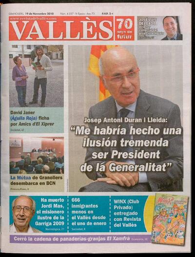 Revista del Vallès, 19/11/2010 [Issue]