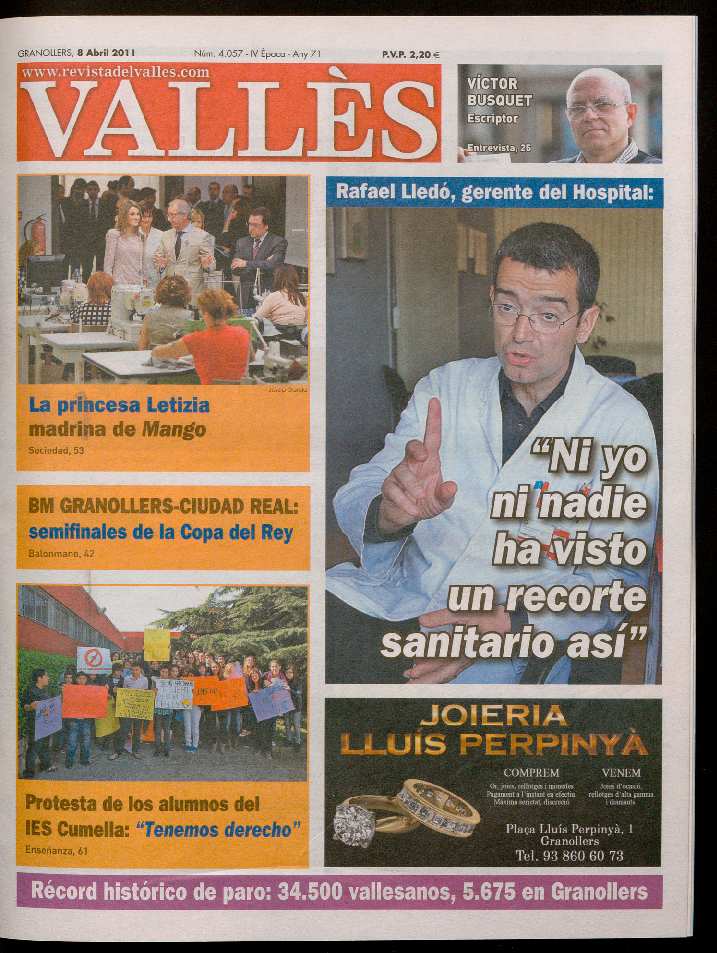 Revista del Vallès, 8/4/2011 [Issue]