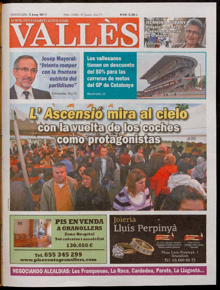 Revista del Vallès, 2/6/2011 [Exemplar]