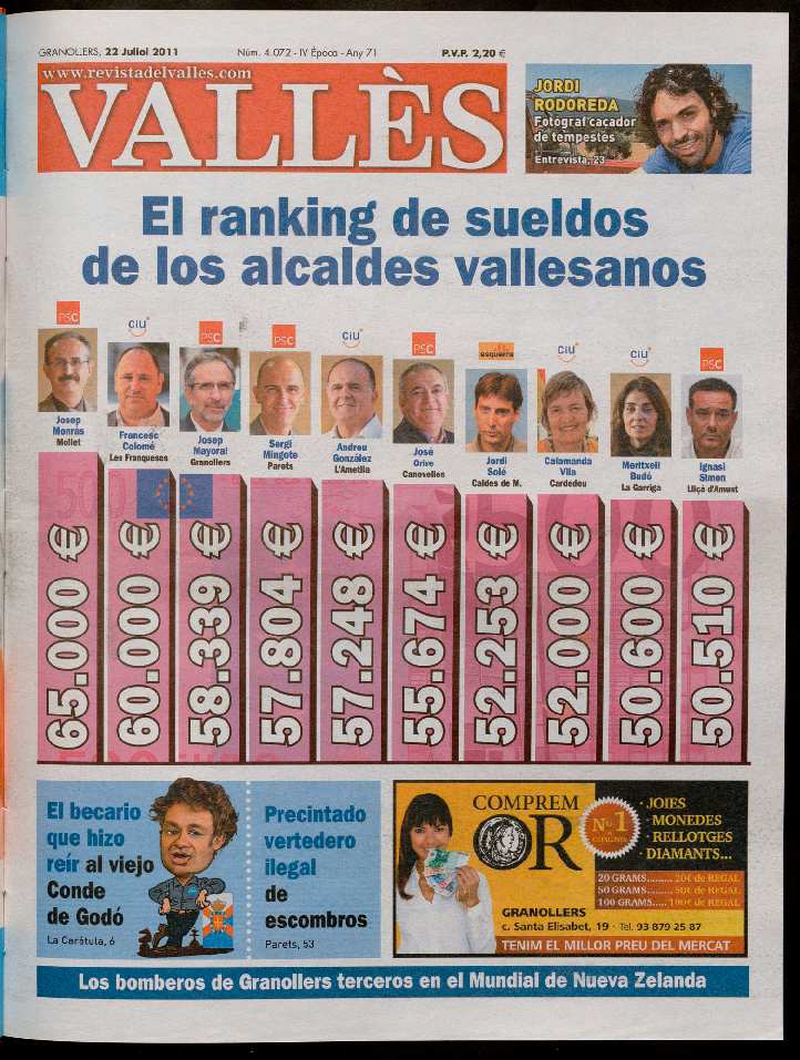 Revista del Vallès, 22/7/2011 [Issue]