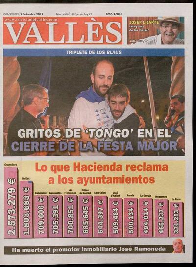 Revista del Vallès, 2/9/2011 [Issue]