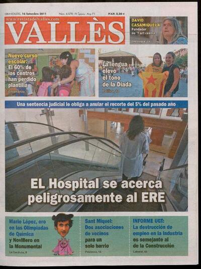 Revista del Vallès, 16/9/2011 [Issue]