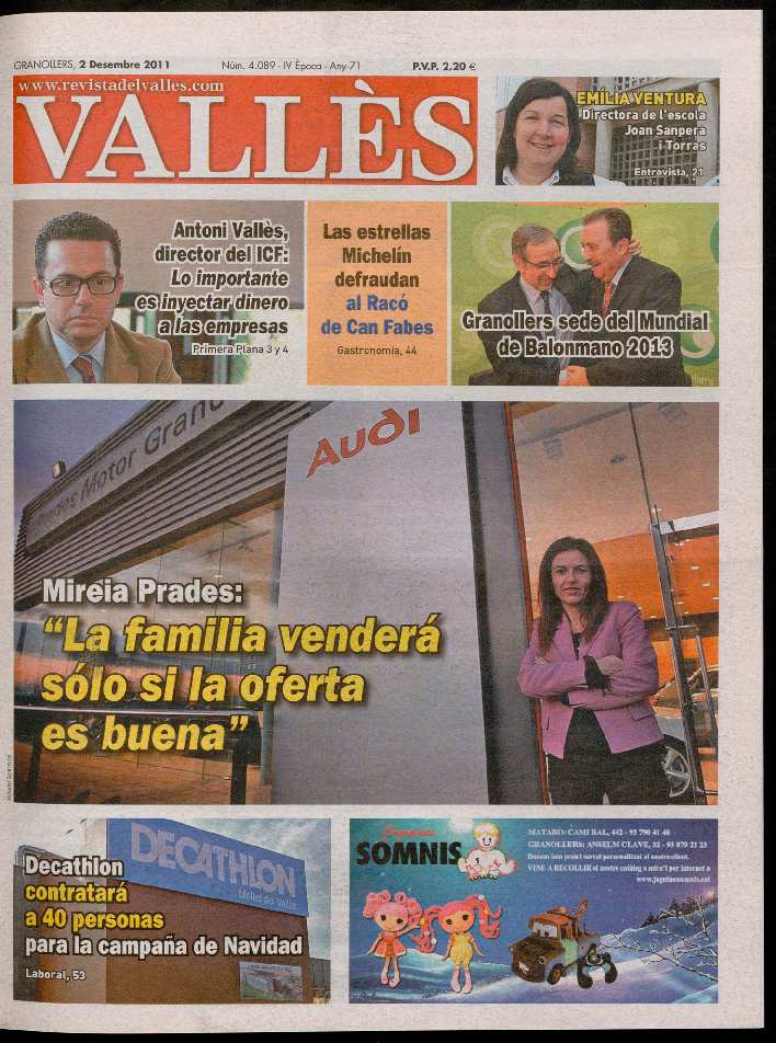 Revista del Vallès, 2/12/2011 [Issue]