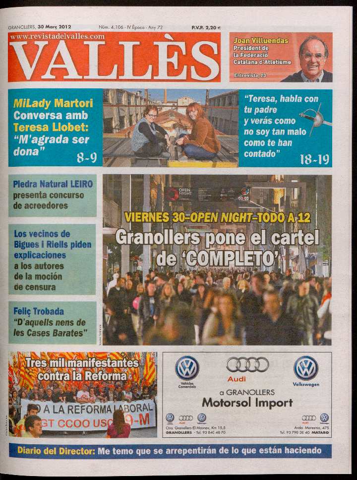 Revista del Vallès, 30/3/2012 [Issue]