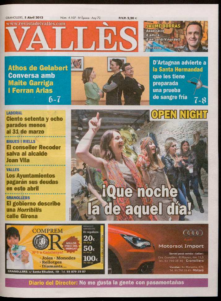 Revista del Vallès, 5/4/2012 [Issue]