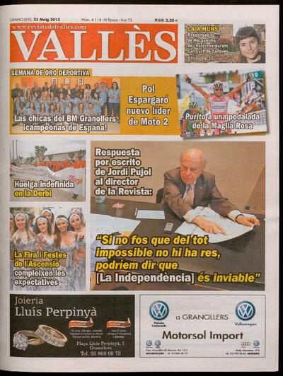 Revista del Vallès, 25/5/2012 [Issue]
