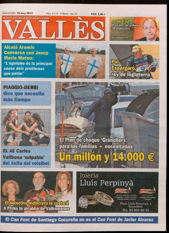 Revista del Vallès, 22/6/2012 [Ejemplar]