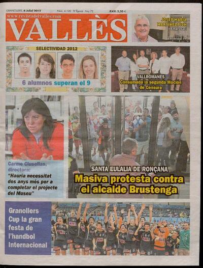 Revista del Vallès, 6/7/2012 [Ejemplar]
