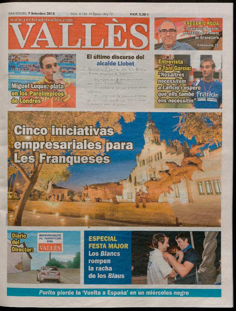Revista del Vallès, 7/9/2012 [Issue]