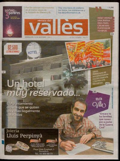 Revista del Vallès, 16/11/2012 [Ejemplar]