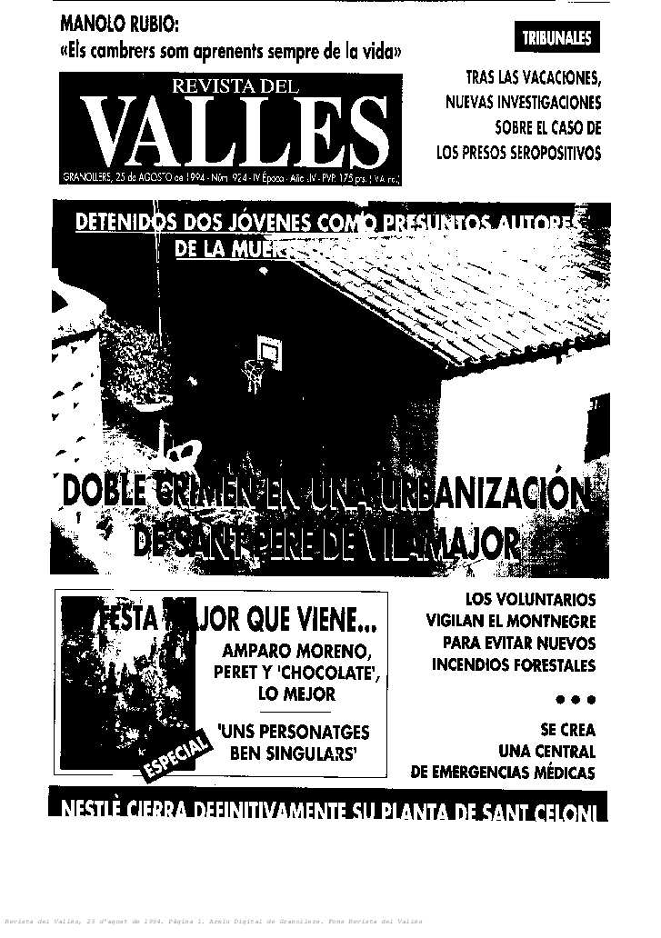 Revista del Vallès, 25/8/1994 [Exemplar]