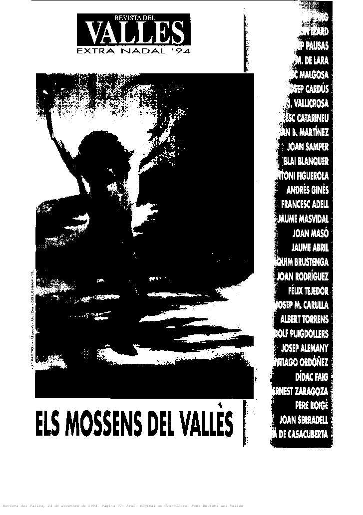 Revista del Vallès, 24/12/1994, Número extra [Exemplar]