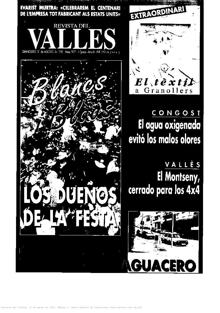 Revista del Vallès, 31/8/1995 [Exemplar]