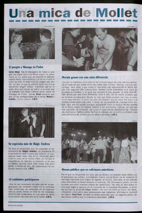 Revista del Vallès, 27/8/1998, Número extra [Issue]