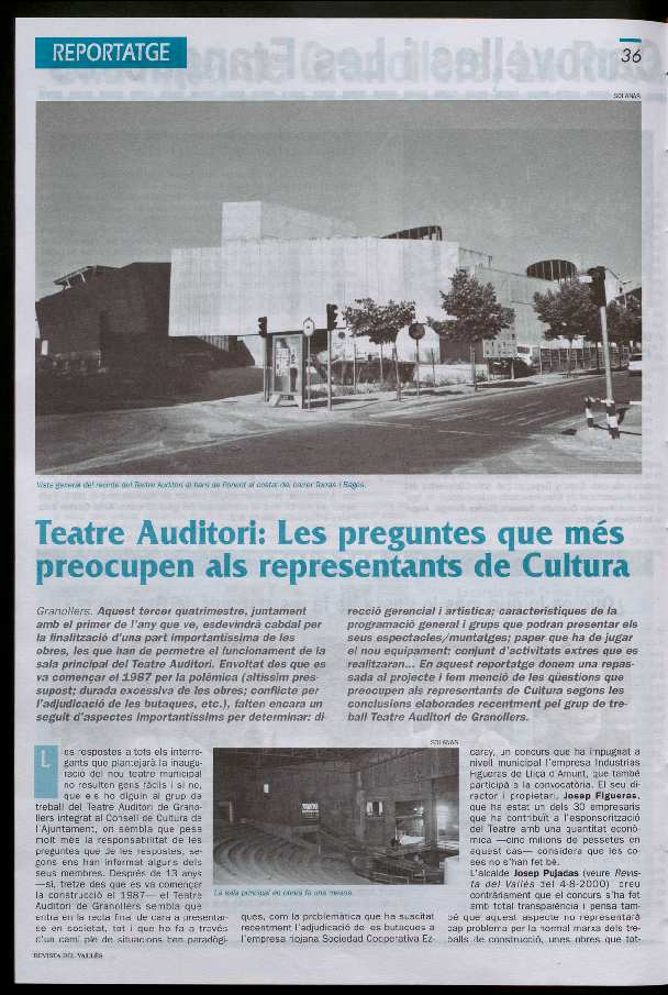 Revista del Vallès, 31/8/2000, Número extra [Ejemplar]