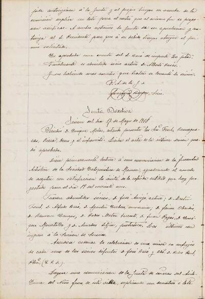 Actes de la Junta , 17/5/1918, Sessió ordinària [Minutes]