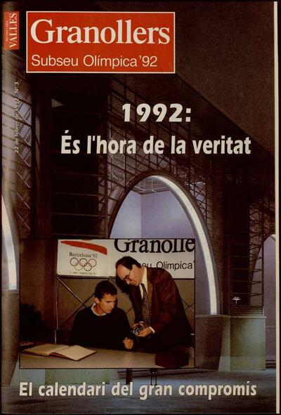 Granollers Subseu Olímpica '92, #3, 22/2/1992 [Issue]