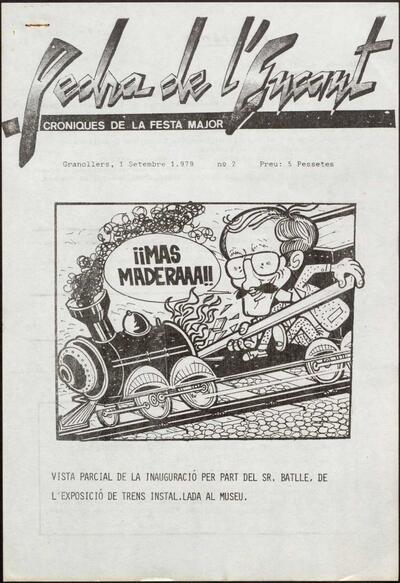 Pedra de l'Encant. Cròniques de la Festa Major, #2, 1/9/1979 [Issue]