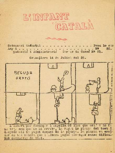 L'Infant català, n.º 20, 14/7/1936 [Ejemplar]