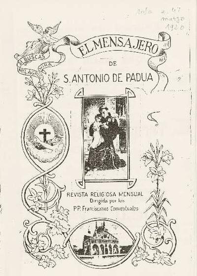 El Mensajero de San Antonio de Padua, #42, 3/1920 [Issue]