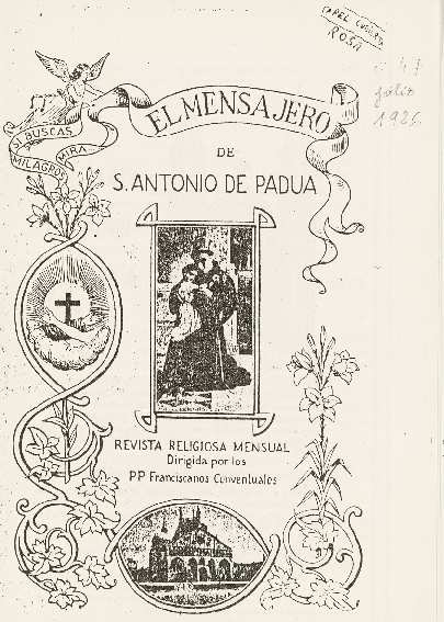 El Mensajero de San Antonio de Padua, n.º 47, 7/1926 [Ejemplar]