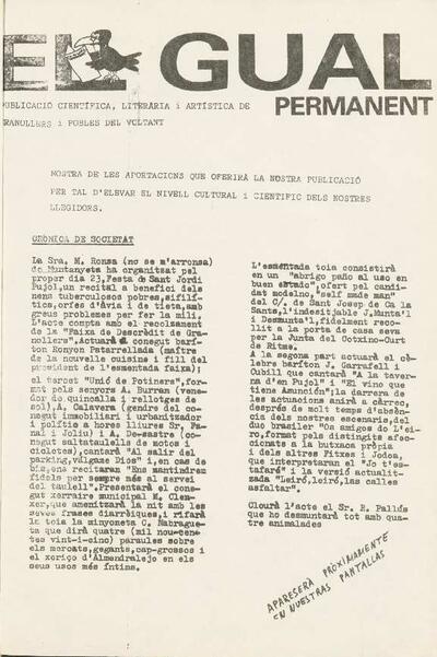 El Gual Permanent, 3/1983 [Issue]