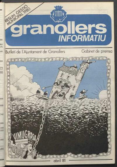 Granollers informatiu. Butlletí de l'Ajuntament de Granollers, #2, 4/1981 [Issue]