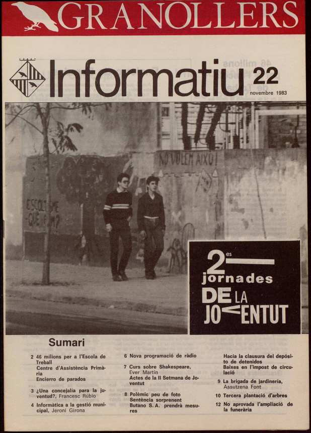 Granollers informatiu. Butlletí de l'Ajuntament de Granollers, #22, 11/1983 [Issue]