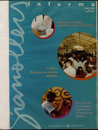 Granollers Informa. Butlletí de l'Ajuntament de Granollers, núm. 1, 6/1994 [Exemplar]
