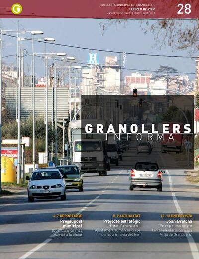 Granollers Informa. Butlletí de l'Ajuntament de Granollers, #28, 2/2006 [Issue]