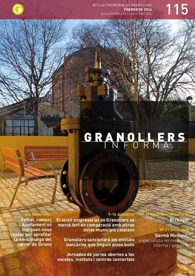 Granollers Informa. Butlletí de l'Ajuntament de Granollers, n.º 115, 2/2014 [Ejemplar]