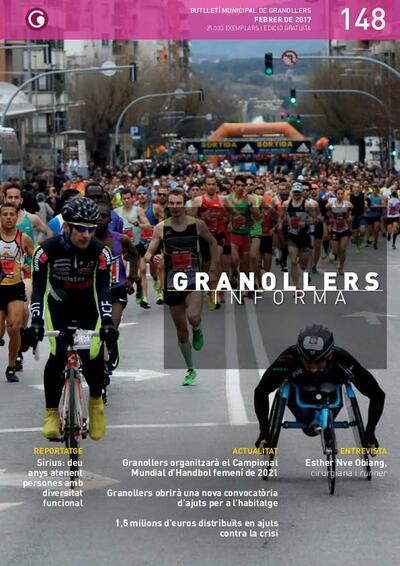 Granollers Informa. Butlletí de l'Ajuntament de Granollers, n.º 148, 2/2017 [Ejemplar]
