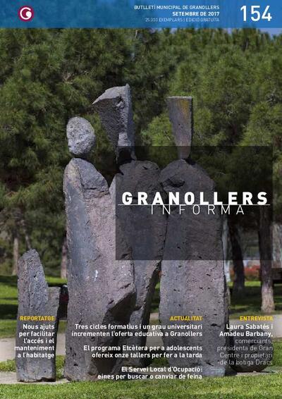 Granollers Informa. Butlletí de l'Ajuntament de Granollers, n.º 154, 9/2017 [Ejemplar]