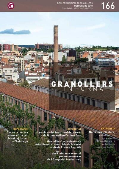 Granollers Informa. Butlletí de l'Ajuntament de Granollers, #166, 10/2018 [Issue]