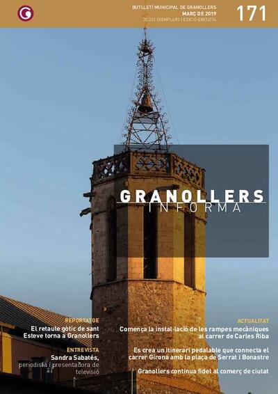 Granollers Informa. Butlletí de l'Ajuntament de Granollers, #171, 3/2019 [Issue]