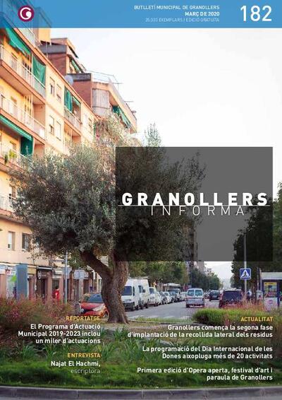 Granollers Informa. Butlletí de l'Ajuntament de Granollers, #182, 3/2020 [Issue]