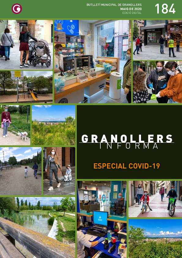 Granollers Informa. Butlletí de l'Ajuntament de Granollers, #184, 5/2020 [Issue]