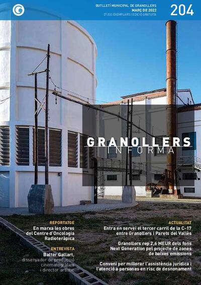 Granollers Informa. Butlletí de l'Ajuntament de Granollers, n.º 204, 3/2022 [Ejemplar]
