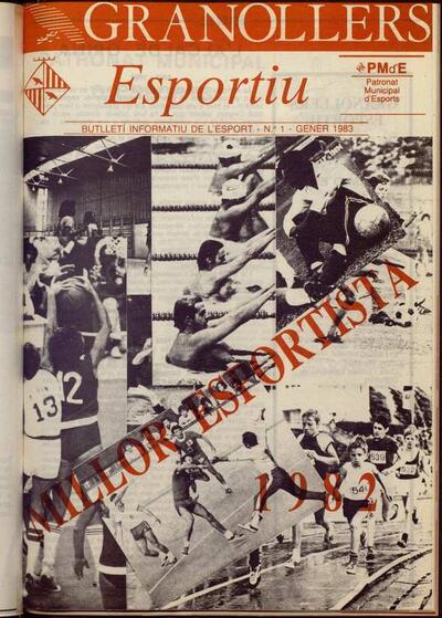 Granollers esportiu. Butlletí de l’Ajuntament de Granollers, #1, 1/1983 [Issue]