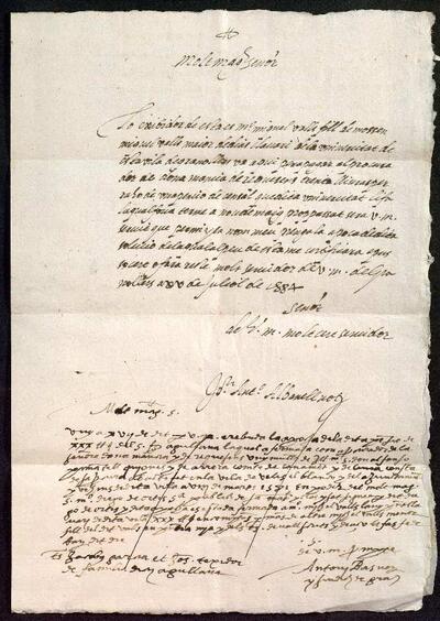 Llibre d'àpoques i actes de la Universitat de Granollers que conté àpoques de pagaments fets o rebuts per la institució i instruments notarials derivats dels seus negocis amb diversos particulars, del 18 d'octubre de 1581 a l'1 d'abril de 1588 [Documento]