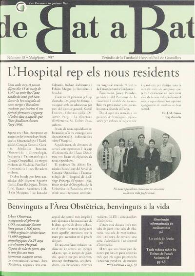 De Bat a Bat. Revista de l'Hospital General de Granollers, núm. 18, 5/1997 [Exemplar]