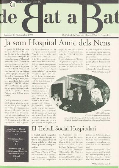 De Bat a Bat. Revista de l'Hospital General de Granollers, #29, 3/1999 [Issue]