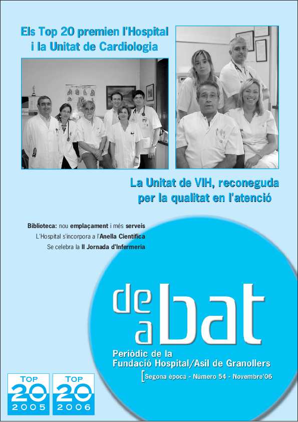 De Bat a Bat. Revista de l'Hospital General de Granollers, #54, 11/2006 [Issue]