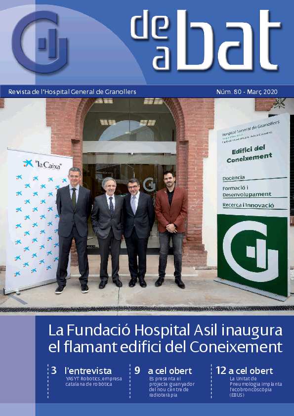 De Bat a Bat. Revista de l'Hospital General de Granollers, #80, 1/3/2020 [Issue]