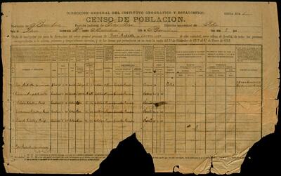 Fulls d'empadronament de 1877. Volum 1 [Document]